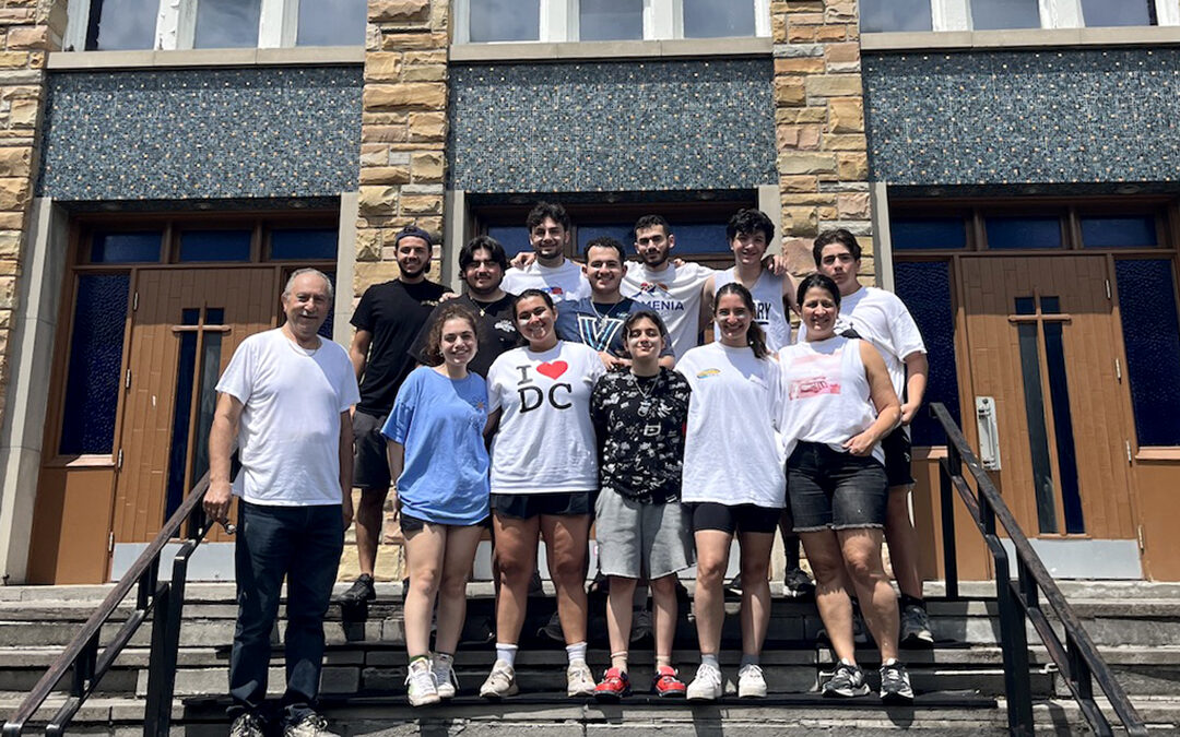 AEYF volunteer young adults renovate the Armenian Evangelical Church of Montreal
